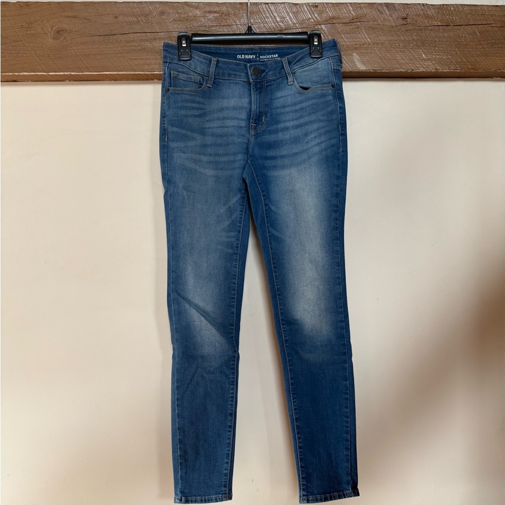 Old Navy Medium Blue Skinny Jeans for Women